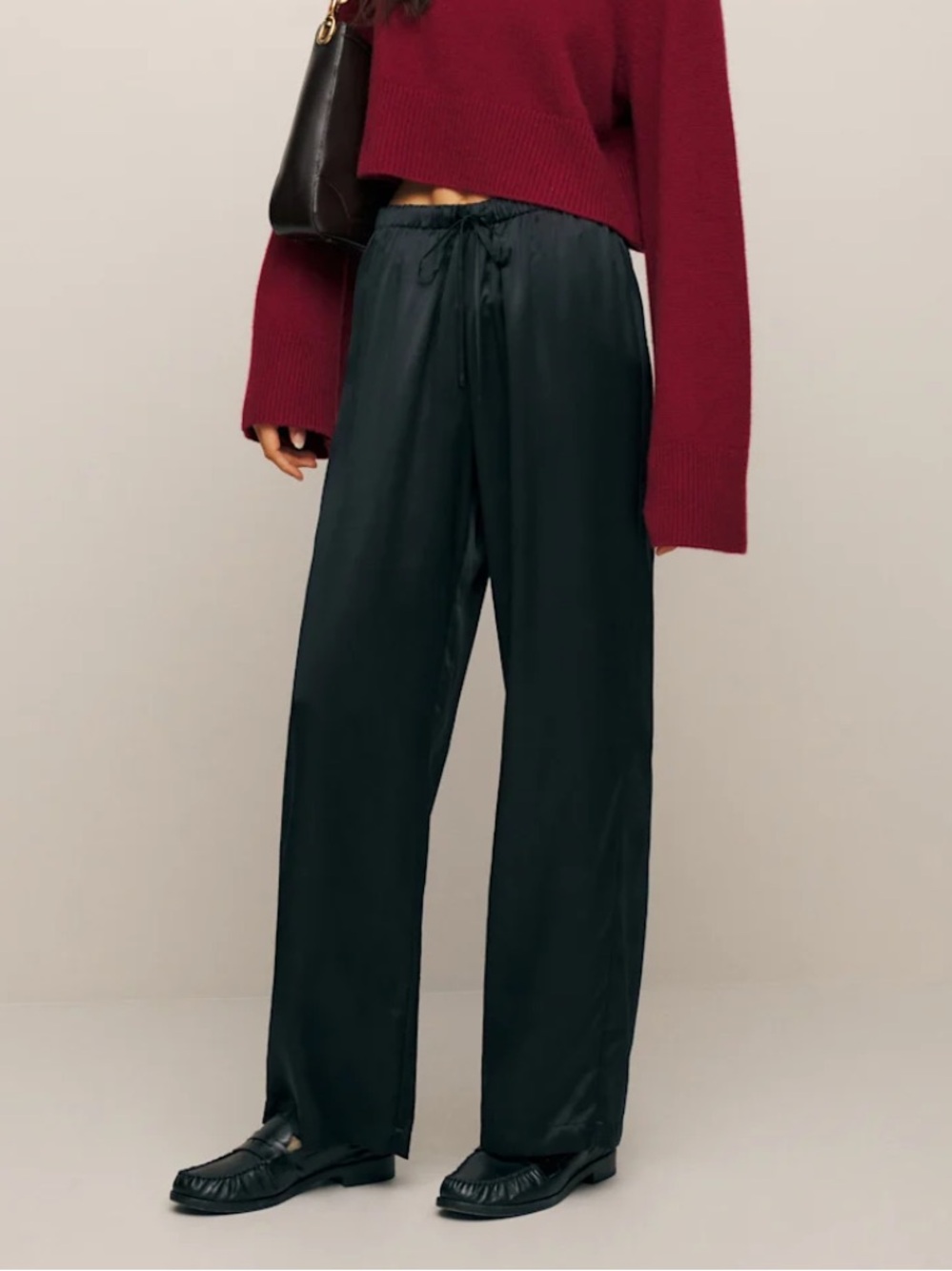 Reformation Olina Silk Pant